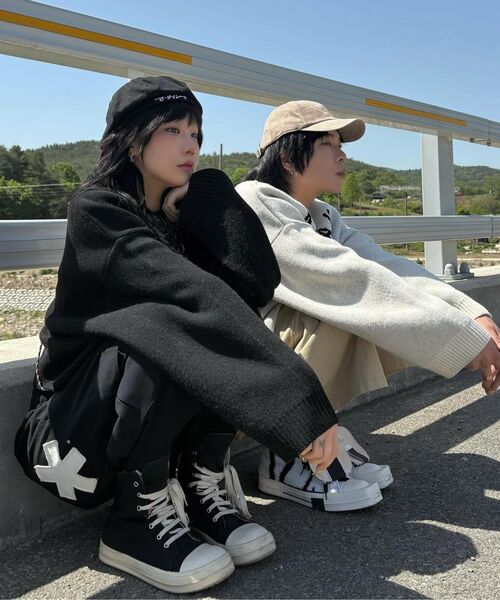 AJOBYAJO（アジョバイアジョ）の「[PBA] Total Logo Cropped Sweater [IVORY]（ニット/セーター・メンズ・その他・SMALL/MEDIUM/LARGE）」の16枚目の写真