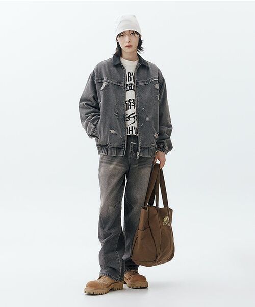 AJOBYAJO（アジョバイアジョ）の「[PBA] Total Logo Cropped Sweater [IVORY]（ニット/セーター・メンズ・その他・SMALL/MEDIUM/LARGE）」の19枚目の写真