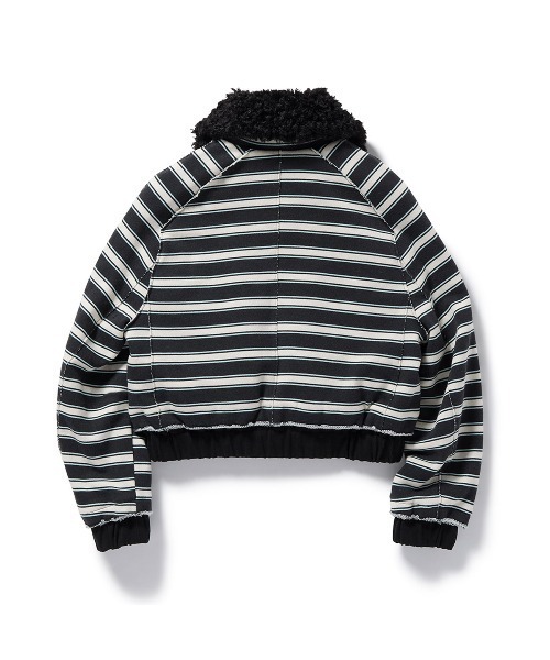 PERVERZE（パーバーズ）の「Fur Trimmed Sweat Blouson（その他アウター・レディース・グレー/その他・FREE）」の4枚目の写真