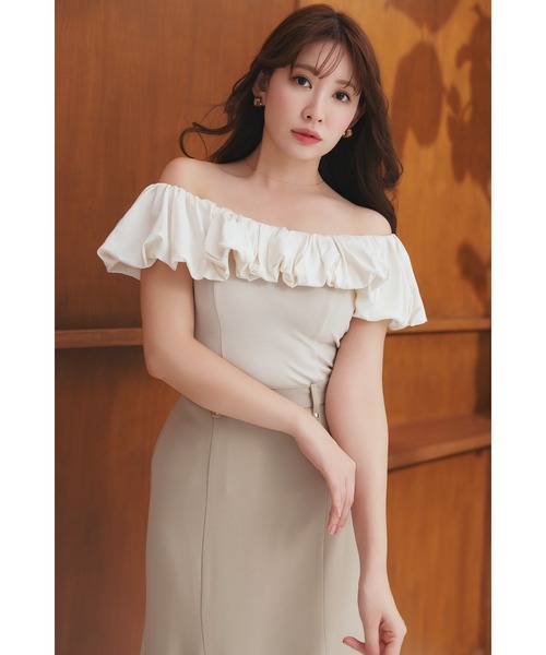 Sia Off-the-Shoulder Top（Tシャツ/カットソー）｜Her lip to（ハー
