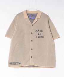 JQニット ドライタッチシャツ 地球からつれてこられた猫