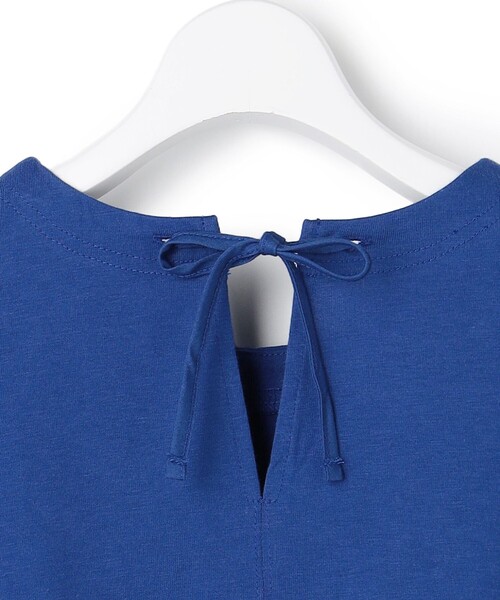 J.PRESS YORK STREET(ジェイプレスヨークストリート)の「【WOMEN】キャップスリーブAラインワンピース(ワンピース・レディース・ブラック系/ネイビー系/ブルー系/ダークブラウン系・F)」の8枚目の写真