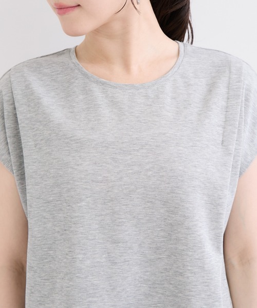 le cercle ADAM ET ROPE'(ルセルクルアダムエロペ)の「レースコンビカットソー(Tシャツ/カットソー・レディース・ホワイト/グレー/ブラック・FREE)」の17枚目の写真