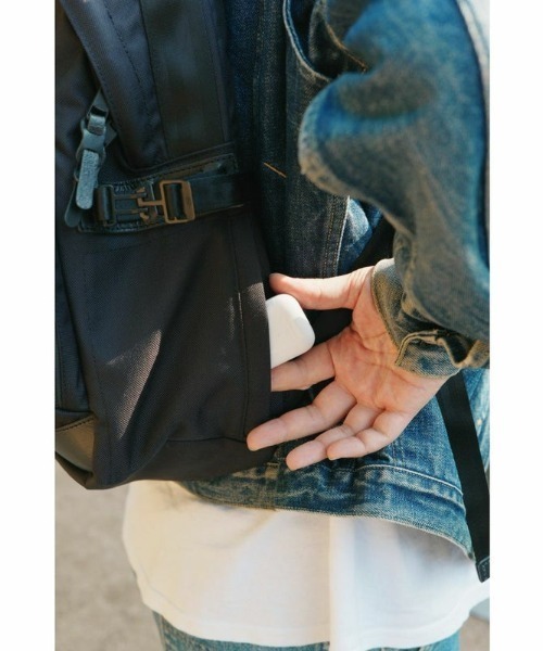AS2OV(アッソブ)の「【AS2OV/アッソブ】 EXCLUSIVE BALLISTIC NYLON 2POCKET DAYPACK / デイパック バックパック(バックパック/リュック・メンズ・カーキ/ブラック・FREE)」の12枚目の写真