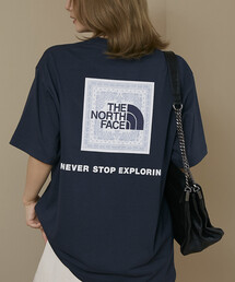 THE NORTH FACE/ザ・ノース・フェイス Short Sleeve Bandana Square Logo Tee/ショートスリーブ バンダナ スクエア ロゴ Tシャツ 限定展開
