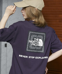 THE NORTH FACE/ザ・ノース・フェイス Short Sleeve Bandana Square Logo Tee/ショートスリーブ バンダナ スクエア ロゴ Tシャツ 限定展開