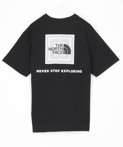 THE NORTH FACE(ザノースフェイス)の「THE NORTH FACE/ザ・ノース・フェイス Short Sleeve Bandana Square Logo Tee/ショートスリーブ バンダナ スクエア ロゴ Tシャツ 限定展開(Tシャツ/カットソー・メンズ・ネイビー/ホワイト/チャコールグレー/ブラック/グレー・MEDIUM/X-LARGE/LARGE/SMALL)」の7枚目の写真