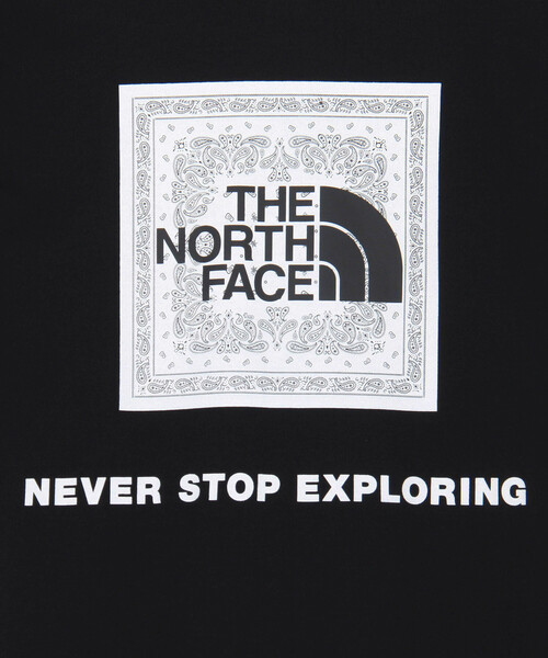 THE NORTH FACE(ザノースフェイス)の「THE NORTH FACE/ザ・ノース・フェイス Short Sleeve Bandana Square Logo Tee/ショートスリーブ バンダナ スクエア ロゴ Tシャツ 限定展開(Tシャツ/カットソー・メンズ・ネイビー/ホワイト/チャコールグレー/ブラック/グレー・MEDIUM/X-LARGE/LARGE/SMALL)」の8枚目の写真
