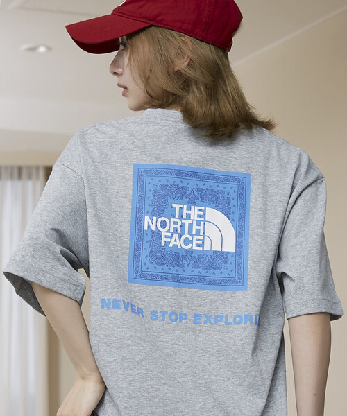 THE NORTH FACE(ザノースフェイス)の「THE NORTH FACE/ザ・ノース・フェイス Short Sleeve Bandana Square Logo Tee/ショートスリーブ バンダナ スクエア ロゴ Tシャツ 限定展開(Tシャツ/カットソー・メンズ・ネイビー/ホワイト/チャコールグレー/ブラック/グレー・MEDIUM/X-LARGE/LARGE/SMALL)」の22枚目の写真