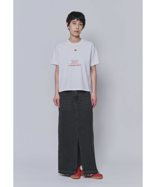 TICCA（ティッカ）の「＜TICCA（ティッカ）＞別注"LA MUSIQUE"Tシャツ（Tシャツ/カットソー・レディース・ホワイト系その他3・FREE）」の4枚目の写真