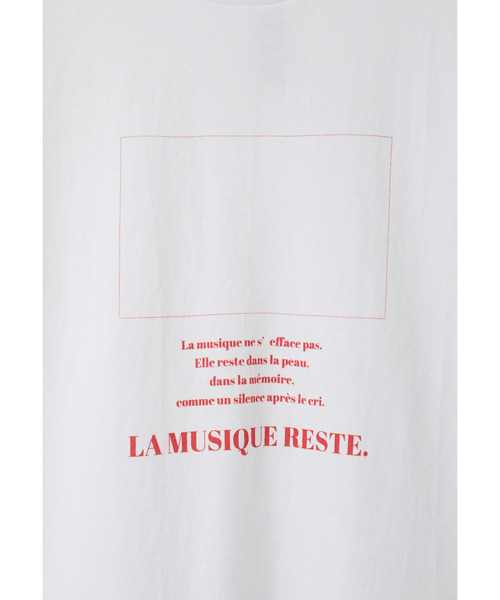 TICCA（ティッカ）の「＜TICCA（ティッカ）＞別注"LA MUSIQUE"Tシャツ（Tシャツ/カットソー・レディース・ホワイト系その他3・FREE）」の14枚目の写真