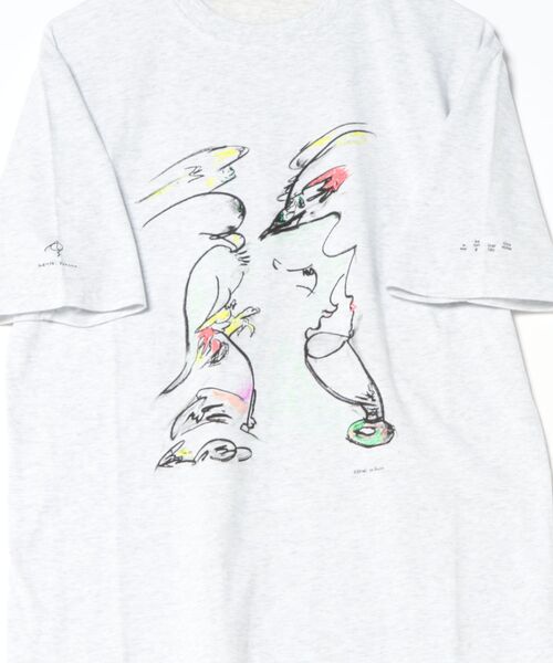 bal（バル）の「【BAL】BAL-G-485 yabuno kensei（Tシャツ/カットソー・メンズ・グレー・XL/L/M）」の2枚目の写真