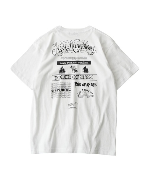 NineMicrophones(ナインマイクロフォンズ)の「Words TEE(Tシャツ/カットソー・メンズ・ブラック/ネイビー/ホワイト・XX-LARGE/X-LARGE/LARGE/MEDIUM/SMALL)」の4枚目の写真