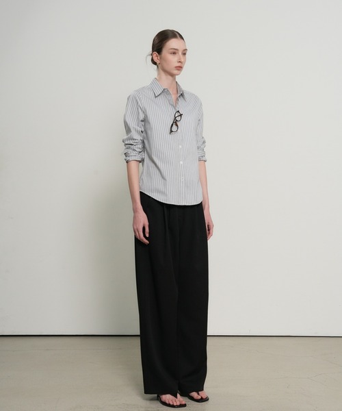 GENERAL IDEA(ジェネラルアイデア)の「【GENERAL IDEA】クラシックストライプリベットシャツ / CLASSIC STRIPED RIVET SHIRT(シャツ/ブラウス・レディース・ピンク/ブルー/グレー・L/M/S)」の19枚目の写真