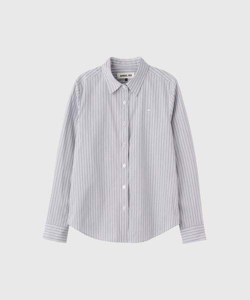 GENERAL IDEA(ジェネラルアイデア)の「【GENERAL IDEA】クラシックストライプリベットシャツ / CLASSIC STRIPED RIVET SHIRT(シャツ/ブラウス・レディース・ピンク/ブルー/グレー・L/M/S)」の13枚目の写真