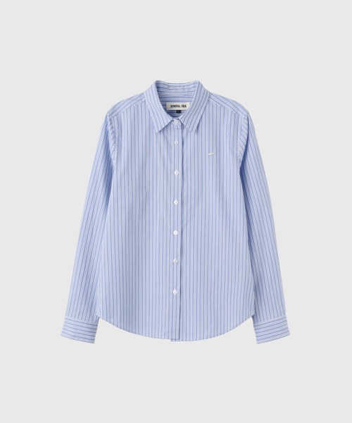 GENERAL IDEA(ジェネラルアイデア)の「【GENERAL IDEA】クラシックストライプリベットシャツ / CLASSIC STRIPED RIVET SHIRT(シャツ/ブラウス・レディース・ピンク/ブルー/グレー・L/M/S)」の7枚目の写真