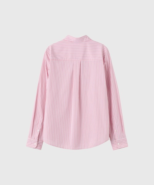 GENERAL IDEA(ジェネラルアイデア)の「【GENERAL IDEA】クラシックストライプリベットシャツ / CLASSIC STRIPED RIVET SHIRT(シャツ/ブラウス・レディース・ピンク/ブルー/グレー・L/M/S)」の6枚目の写真