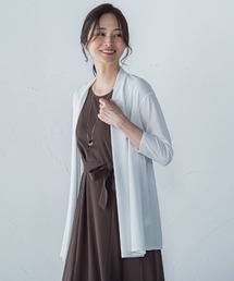 LAUTREAMONT | 【WEB限定】ひやさらシワレス着流しカーディガン(Tシャツ/カットソー)