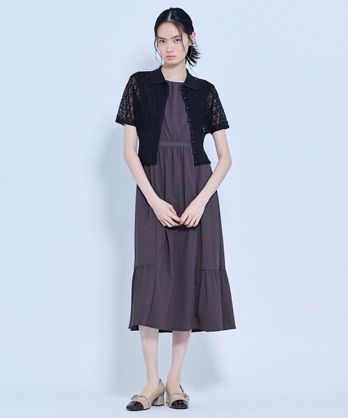 TOCCA(トッカ)の「BREEZE LINE ドレス(ワンピース・レディース・ピンク系/ブラウン系/ネイビー系・0/2/4/6)」の5枚目の写真