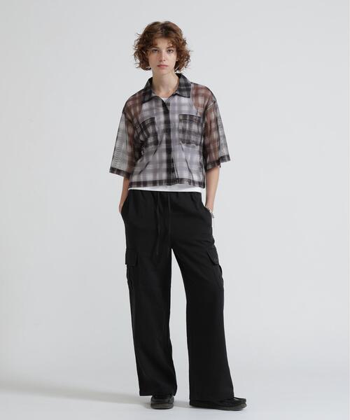 AVIREX(アヴィレックス)の「《直営店限定》DOUBLE GAUZE CARGO PANTS(カーゴパンツ・レディース・カーキ/ブラック・M/S)」の14枚目の写真