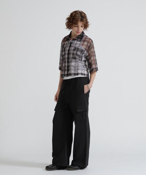 AVIREX(アヴィレックス)の「《直営店限定》DOUBLE GAUZE CARGO PANTS(カーゴパンツ・レディース・カーキ/ブラック・M/S)」の13枚目の写真
