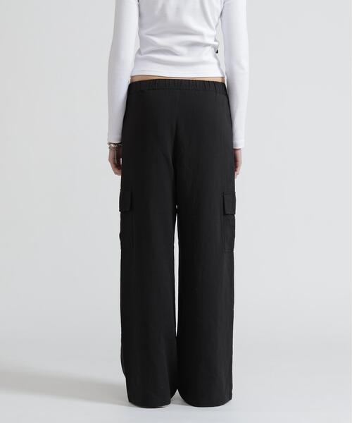 AVIREX(アヴィレックス)の「《直営店限定》DOUBLE GAUZE CARGO PANTS(カーゴパンツ・レディース・カーキ/ブラック・M/S)」の11枚目の写真