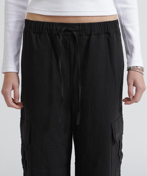 AVIREX(アヴィレックス)の「《直営店限定》DOUBLE GAUZE CARGO PANTS(カーゴパンツ・レディース・カーキ/ブラック・M/S)」の10枚目の写真