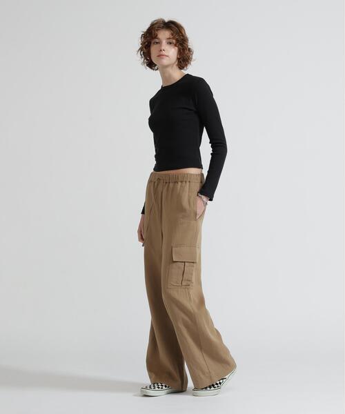 AVIREX(アヴィレックス)の「《直営店限定》DOUBLE GAUZE CARGO PANTS(カーゴパンツ・レディース・カーキ/ブラック・M/S)」の20枚目の写真