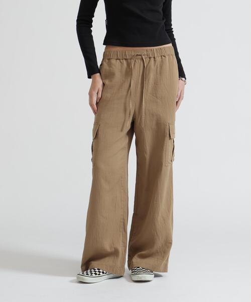 AVIREX(アヴィレックス)の「《直営店限定》DOUBLE GAUZE CARGO PANTS(カーゴパンツ・レディース・カーキ/ブラック・M/S)」の18枚目の写真