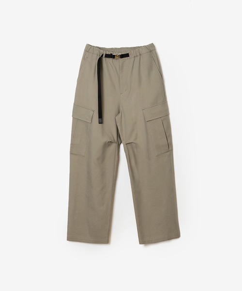 ATTACHMENT(アタッチメント)の「CO/TEN パウダリーダブルクロス イージーカーゴトラウザーズ / CO/TEN POWDERY DOUBLE CROTH EASY CARGO TROUSERS(カーゴパンツ・メンズ・ダークブラウン/ブラック/ライトカーキ・4/3/2/1)」の3枚目の写真