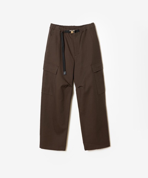 ATTACHMENT(アタッチメント)の「CO/TEN パウダリーダブルクロス イージーカーゴトラウザーズ / CO/TEN POWDERY DOUBLE CROTH EASY CARGO TROUSERS(カーゴパンツ・メンズ・ダークブラウン/ブラック/ライトカーキ・4/3/2/1)」の2枚目の写真