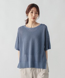 GLOBAL WORK | 洗えるメッシュラメ半袖*タンクトップ/658137(Tシャツ/カットソー)