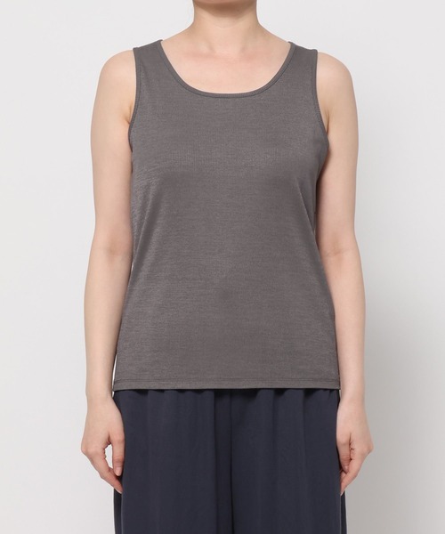 GLOBAL WORK(グローバルワーク)の「洗えるメッシュラメ半袖*タンクトップ/658137(Tシャツ/カットソー・レディース・ダークグレー/ブルー系その他6/オフホワイト・MEDIUM/LARGE)」の21枚目の写真