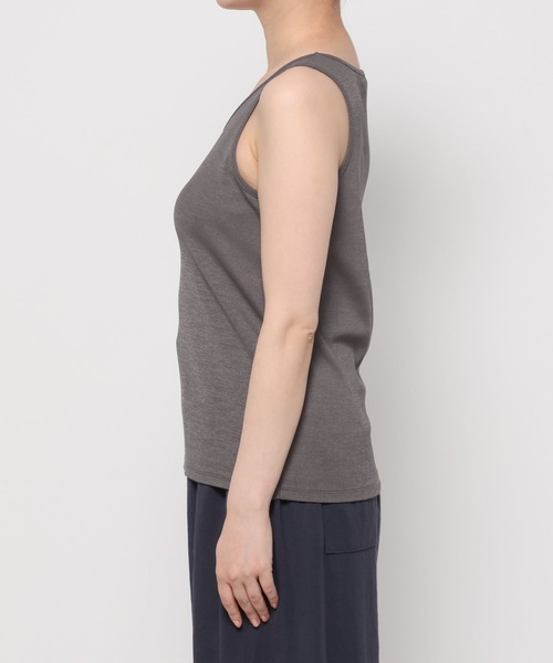GLOBAL WORK(グローバルワーク)の「洗えるメッシュラメ半袖*タンクトップ/658137(Tシャツ/カットソー・レディース・ダークグレー/ブルー系その他6/オフホワイト・MEDIUM/LARGE)」の22枚目の写真