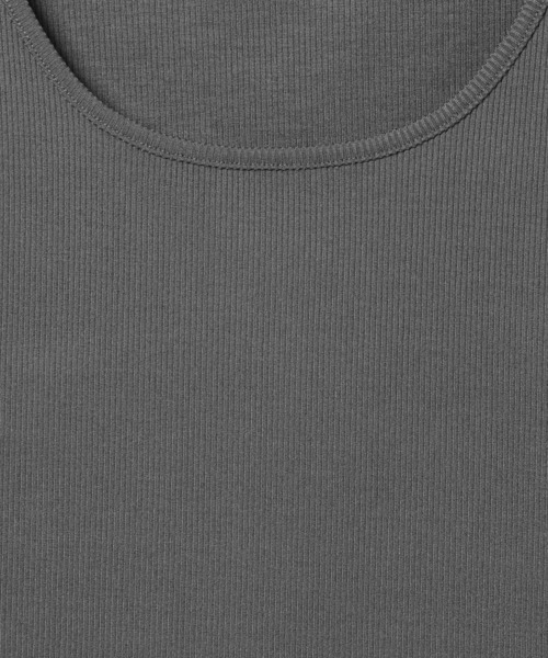 GLOBAL WORK(グローバルワーク)の「洗えるメッシュラメ半袖*タンクトップ/658137(Tシャツ/カットソー・レディース・ダークグレー/ブルー系その他6/オフホワイト・MEDIUM/LARGE)」の8枚目の写真