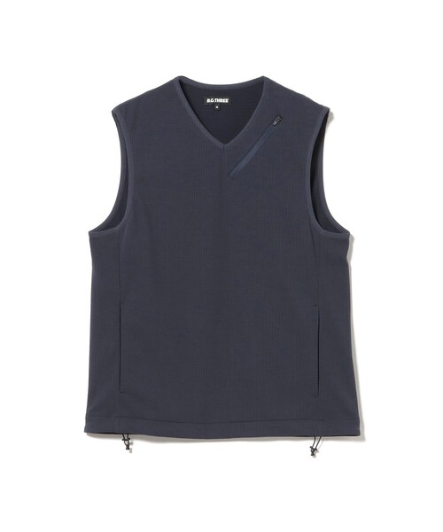 BEAMS GOLF（ビームスゴルフ）の「〈MEN〉B.G.THREE / ALL-TIME グリッド ベスト（LV.3）（ベスト・メンズ・ホワイト/ブラック/ネイビー・MEDIUM/X-LARGE/LARGE）」の3枚目の写真