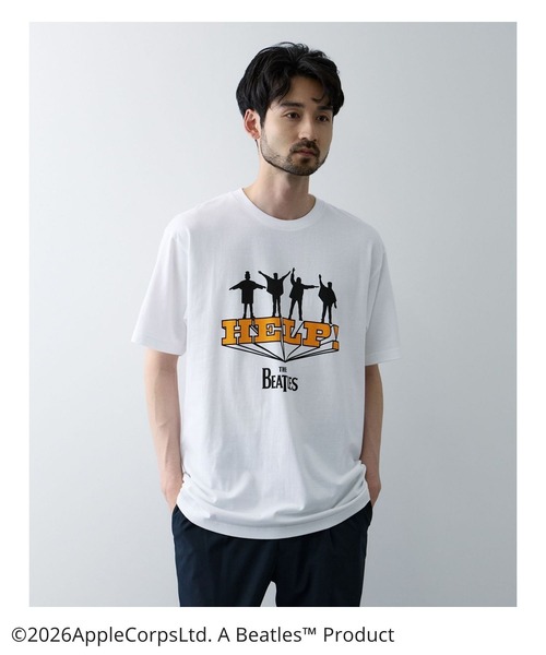 NAVY（ネイビー）の「【NAVY/ネイビー】 ロックバンドコラボ ヴィンテージライク グラフィックプリント Tシャツ（Tシャツ/カットソー・メンズ・ブラック系2/ホワイト系1/ホワイト系3/ブラック系3/ブラック系1/ホワイト系2・L/XL/M）」の3枚目の写真