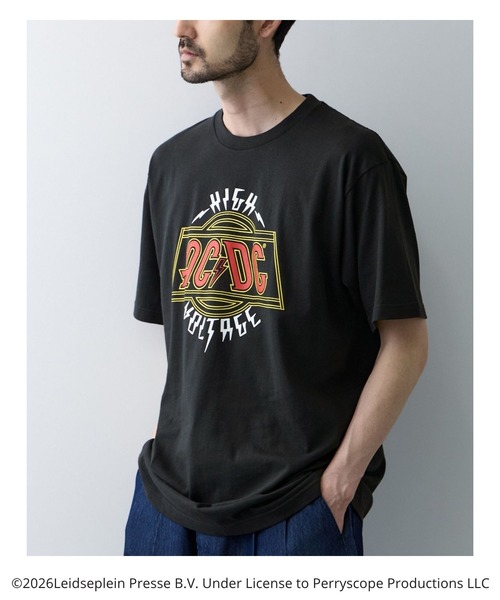 NAVY（ネイビー）の「【NAVY/ネイビー】 ロックバンドコラボ ヴィンテージライク グラフィックプリント Tシャツ（Tシャツ/カットソー・メンズ・ブラック系2/ホワイト系1/ホワイト系3/ブラック系3/ブラック系1/ホワイト系2・L/XL/M）」の6枚目の写真