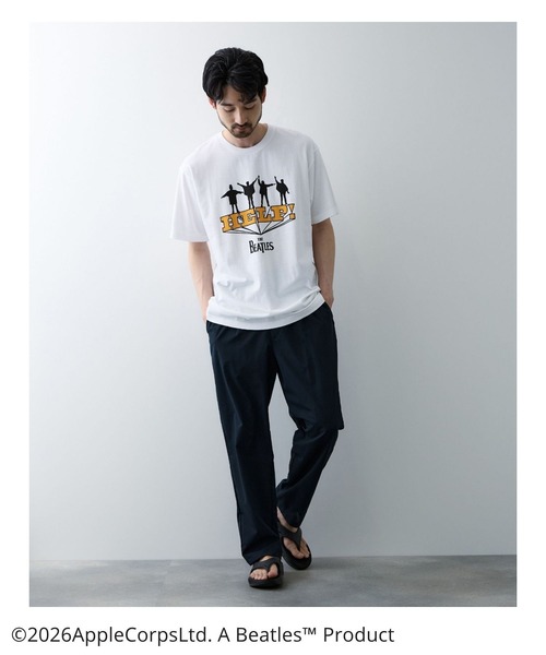 NAVY（ネイビー）の「【NAVY/ネイビー】 ロックバンドコラボ ヴィンテージライク グラフィックプリント Tシャツ（Tシャツ/カットソー・メンズ・ブラック系2/ホワイト系1/ホワイト系3/ブラック系3/ブラック系1/ホワイト系2・L/XL/M）」の8枚目の写真