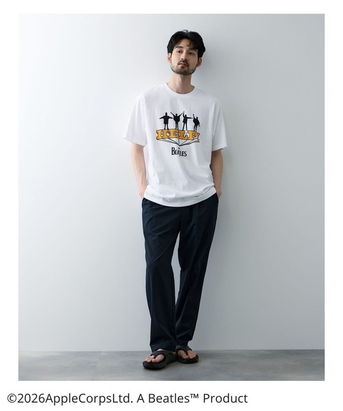 NAVY（ネイビー）の「【NAVY/ネイビー】 ロックバンドコラボ ヴィンテージライク グラフィックプリント Tシャツ（Tシャツ/カットソー・メンズ・ブラック系2/ホワイト系1/ホワイト系3/ブラック系3/ブラック系1/ホワイト系2・L/XL/M）」の9枚目の写真