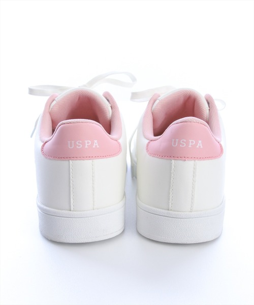 U.S. POLO ASSN.(ユーエスポロアッスン)の「【U.S. POLO ASSN.】clear 別注 カジュアルスニーカー(スニーカー・レディース・ピンク/ゴールド・M/L)」の12枚目の写真