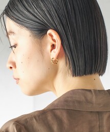 ニュアンス ステンレス フープ ピアス