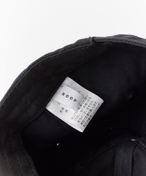 Chick(チック)の「Flower Design Flat-Brim 6-Panel Cotton Cap / フラワーデザイン フラットバイザー 6パネル コットンキャップ(キャップ・レディース・ブラック/ライトグレー・FREE)」の9枚目の写真