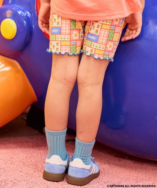 pairmanon(ペアマノン)の「【wiggle wiggle】ガールズ 裾メロー 総柄 サイクル レギンス パンツ(その他パンツ・キッズ・ピンク系その他/ピンク/グリーン・100/130/110/120/140/150/90)」の18枚目の写真
