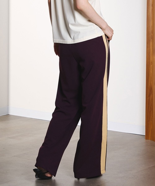 ROSE BUD（ローズバッド）の「SIDE LINE GEORGETTE PANTS（その他パンツ・レディース・ベージュ/バーガンディー・M/S）」の16枚目の写真