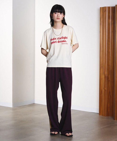 ROSE BUD（ローズバッド）の「SIDE LINE GEORGETTE PANTS（その他パンツ・レディース・ベージュ/バーガンディー・M/S）」の17枚目の写真
