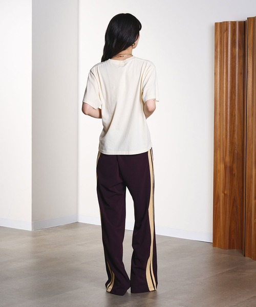 ROSE BUD（ローズバッド）の「SIDE LINE GEORGETTE PANTS（その他パンツ・レディース・ベージュ/バーガンディー・M/S）」の20枚目の写真