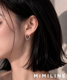 ハートシンプルピアス