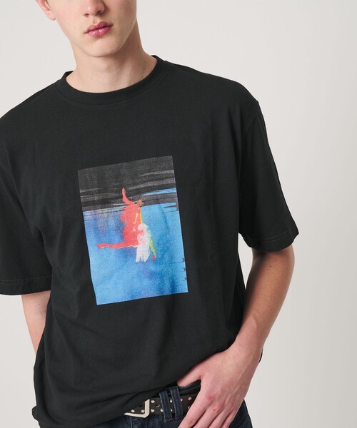 bal（バル）の「＜BAL × Colin Sussingham × monkey time＞ショートスリーブ Tシャツ（Tシャツ/カットソー・メンズ・ホワイト/ブラック・1/3/2）」の2枚目の写真