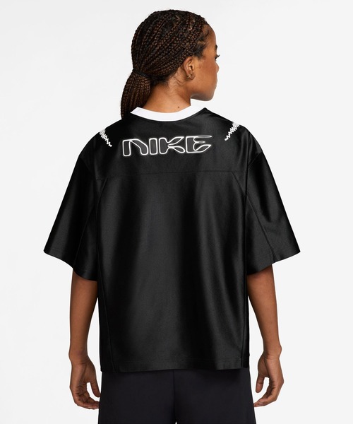 NIKE（ナイキ）の「NIKE AS W NK STREET GFX JERSEY / ナイキ ウィメンズ ストリート GFX ジャージー 【SP】（ジャージ・レディース・グリーン/ホワイト/ブラック・S/L/M）」の9枚目の写真